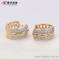 90478 New Products Two -Tone Huggie Earrings Fashion jewelry earring